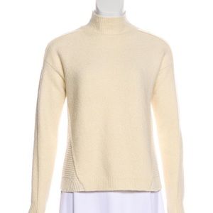 Rebecca Taylor cream mockneck sweater